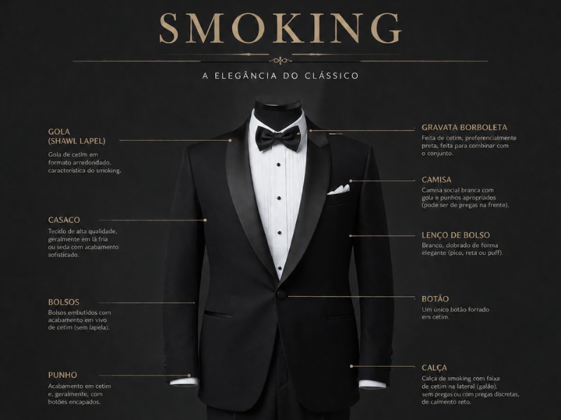 diferença entre terno e smoking - qual usar em cada ocasição