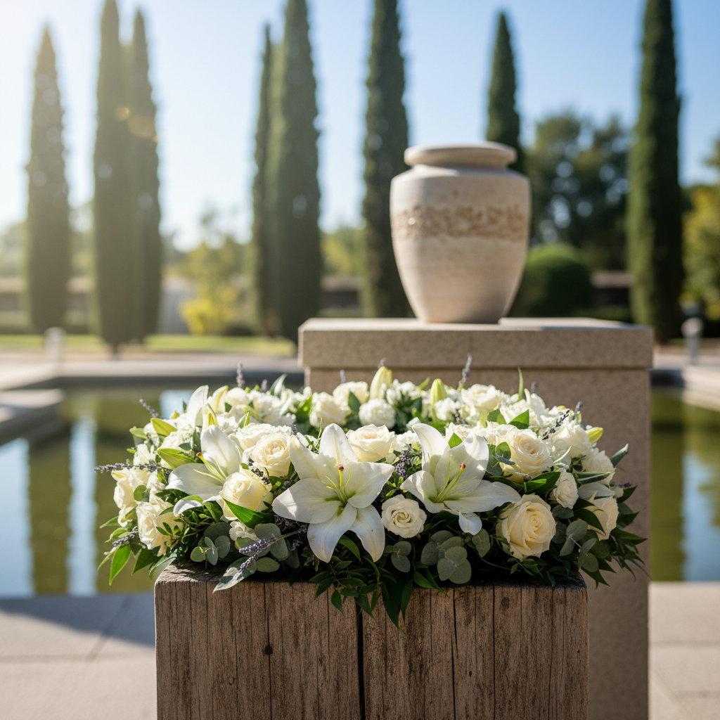 Cremação tem coroa de flores: entenda como homenagear com respeito e significado — Por que a coroa de flores mantém seu significado na cerimônia de cremação?