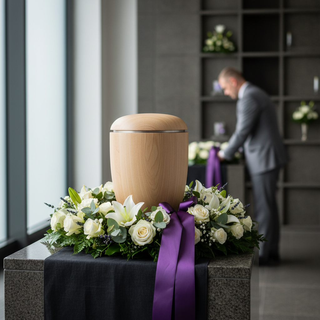 Cremação tem coroa de flores: entenda como homenagear com respeito e significado — Coroas para Velório: entrega de homenagens com respeito e agilidade em cerimônias de cremação