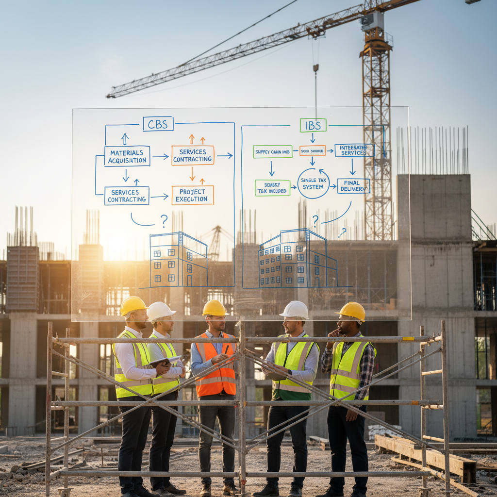 Impactos da Reforma Tributária na construção civil: o que muda para o setor — CBS e IBS: como funcionarão na construção civil