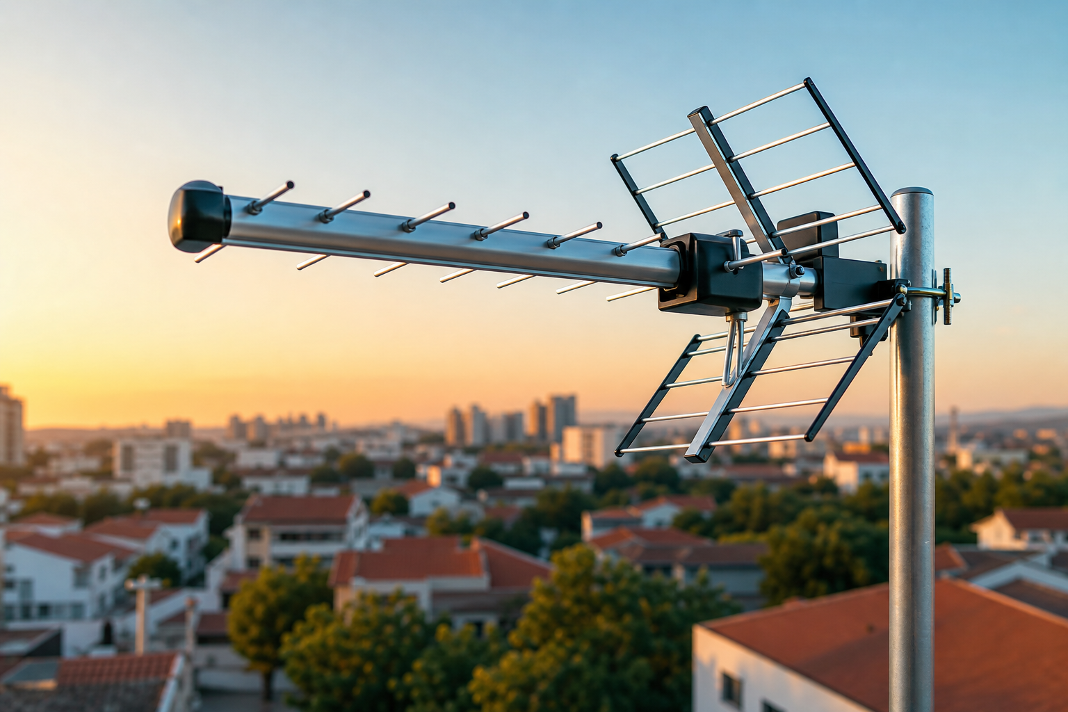 Antena digital para projetor: como escolher o modelo ideal para sua instalação — Sinal UHF e HDTV: o padrão que sua antena precisa suportar