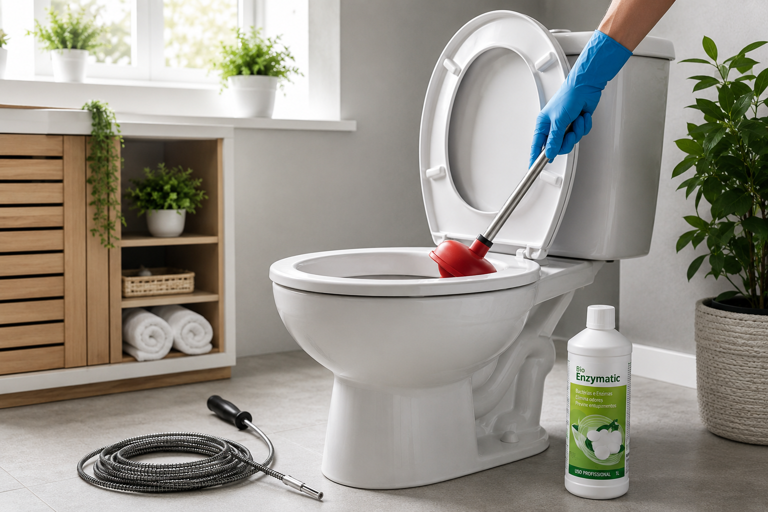 Como desentupir vaso sanitário: guia prático para resolver sem complicação