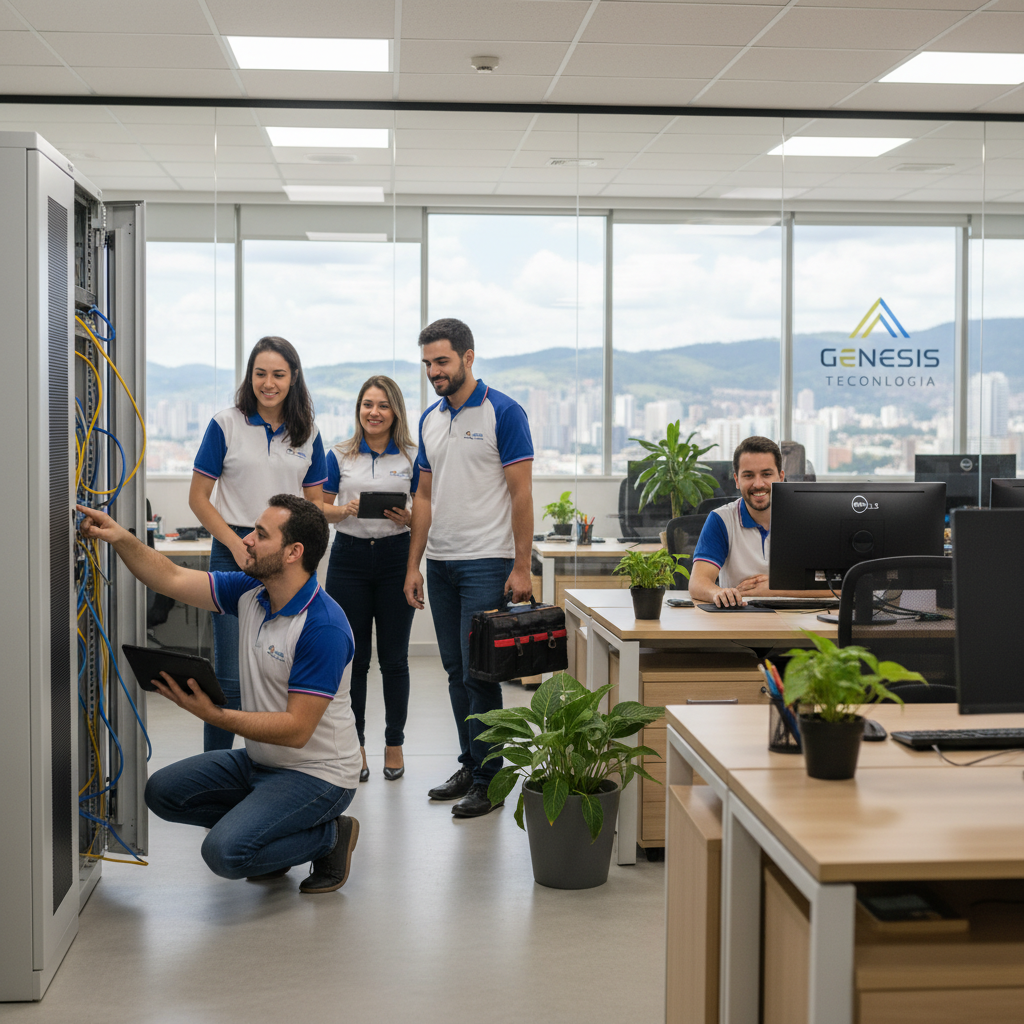 Suporte On Site: Guia Completo para Empresas que Precisam de Atendimento Presencial de TI — Onde Fazer Outsourcing de TI em BH com Segurança? Genesis