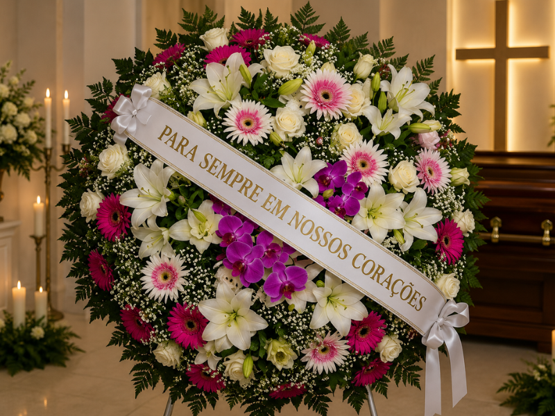 O que escrever na coroa de flores: guia para uma homenagem com significado — Coroas para Velório: entrega de homenagens com respeito, agilidade e suporte humanizado {#coroas-para-velorio-entrega-de-homenagens-com-respeito-agilidade-e-suporte-humanizado}