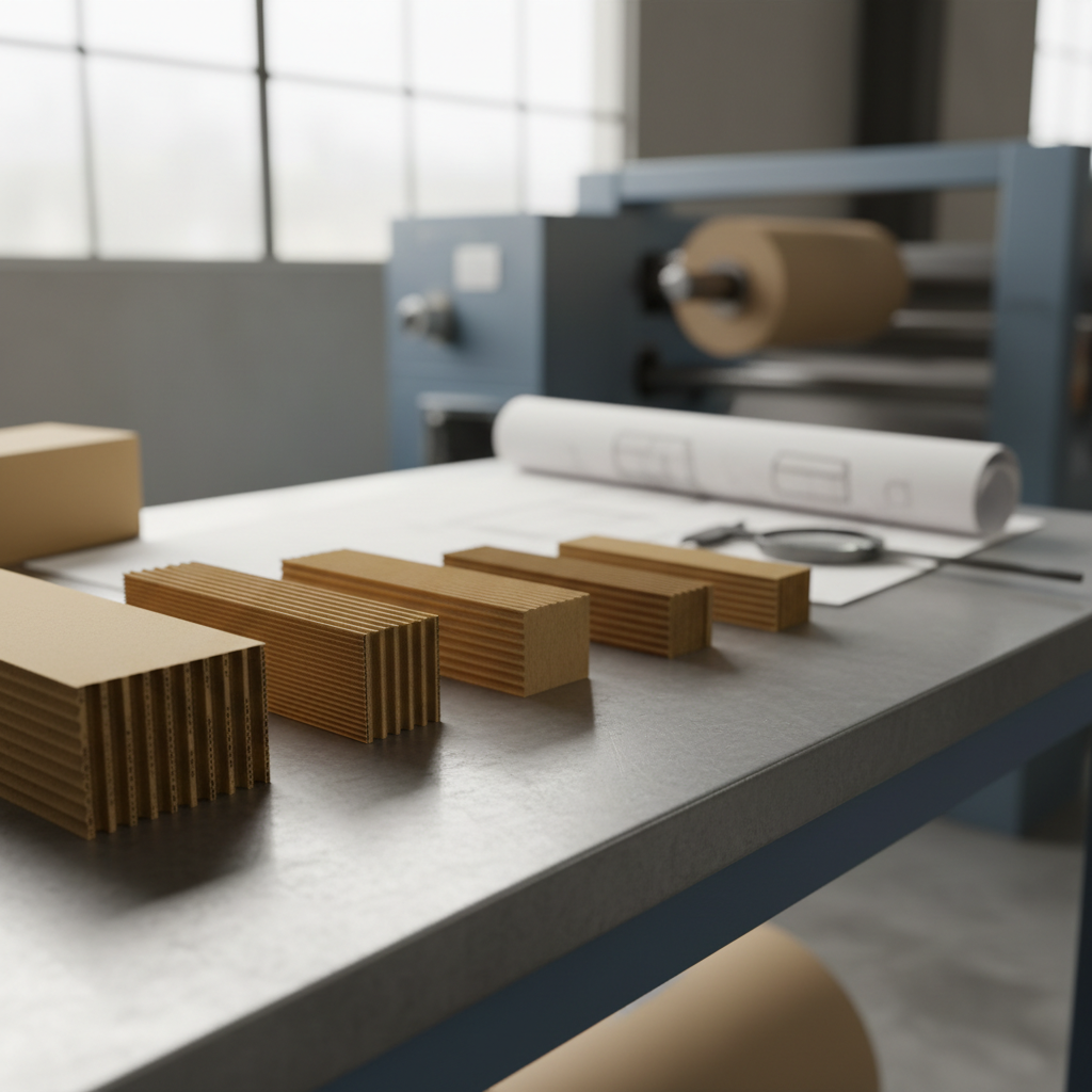 Tipos de onda do papelão ondulado: guia técnico para especificação industrial — Milênio Embalagens: engenharia em papelão ondulado para operações industriais exigentes