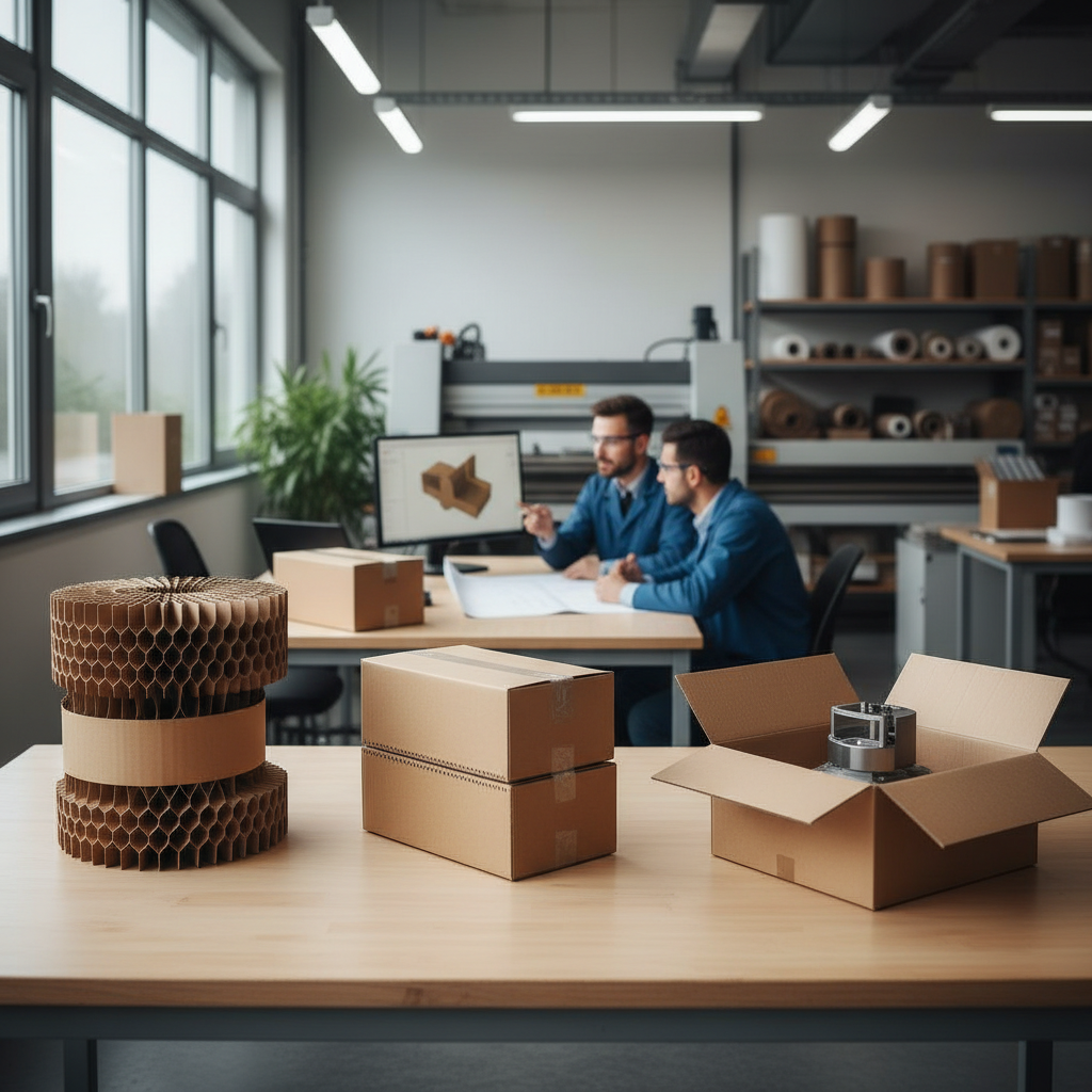 Tipos de caixa de papelão - aplicações industriais