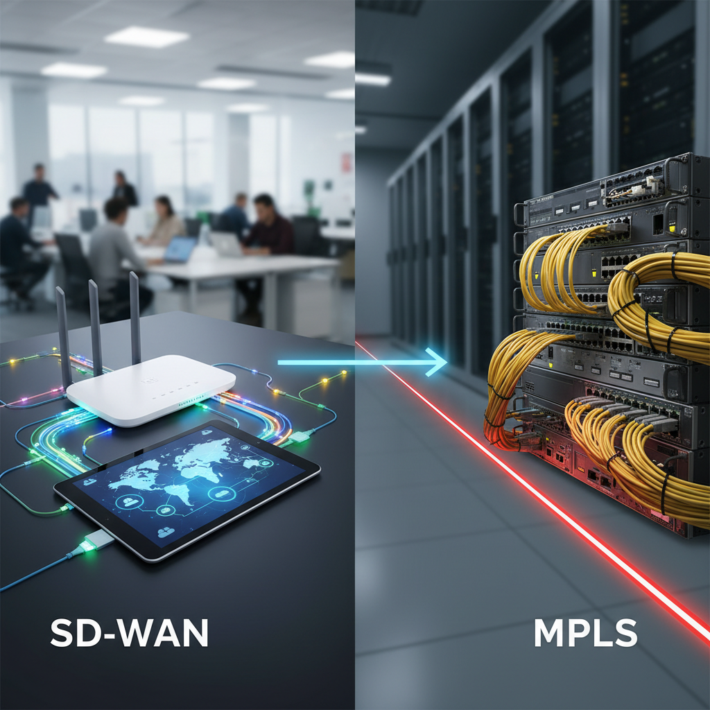 SD-WAN vs MPLS: diferenças, benefícios e como escolher para sua empresa — Principais diferenças entre SD-WAN e MPLS
