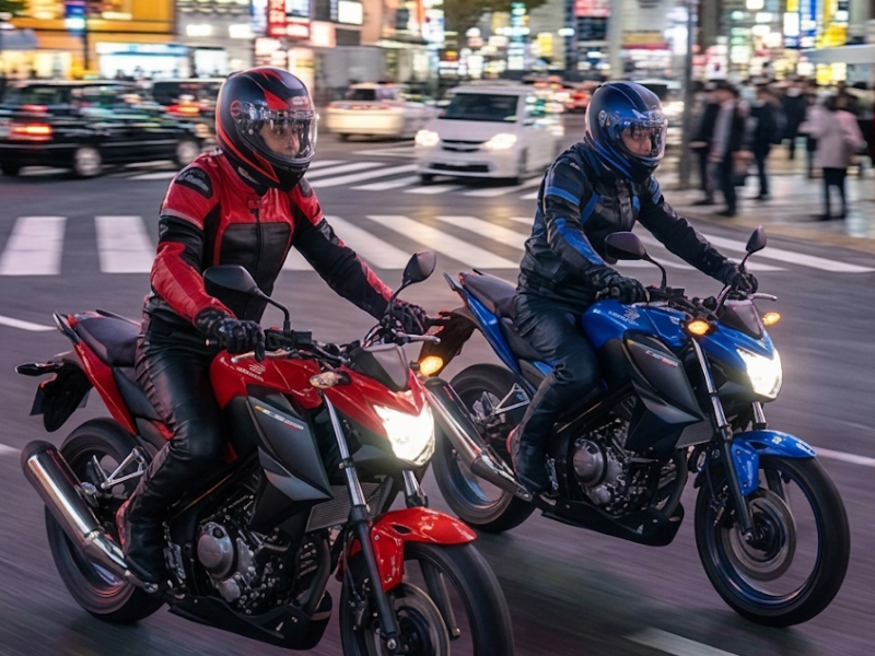 Diferença CB 300 e 300R - perfis