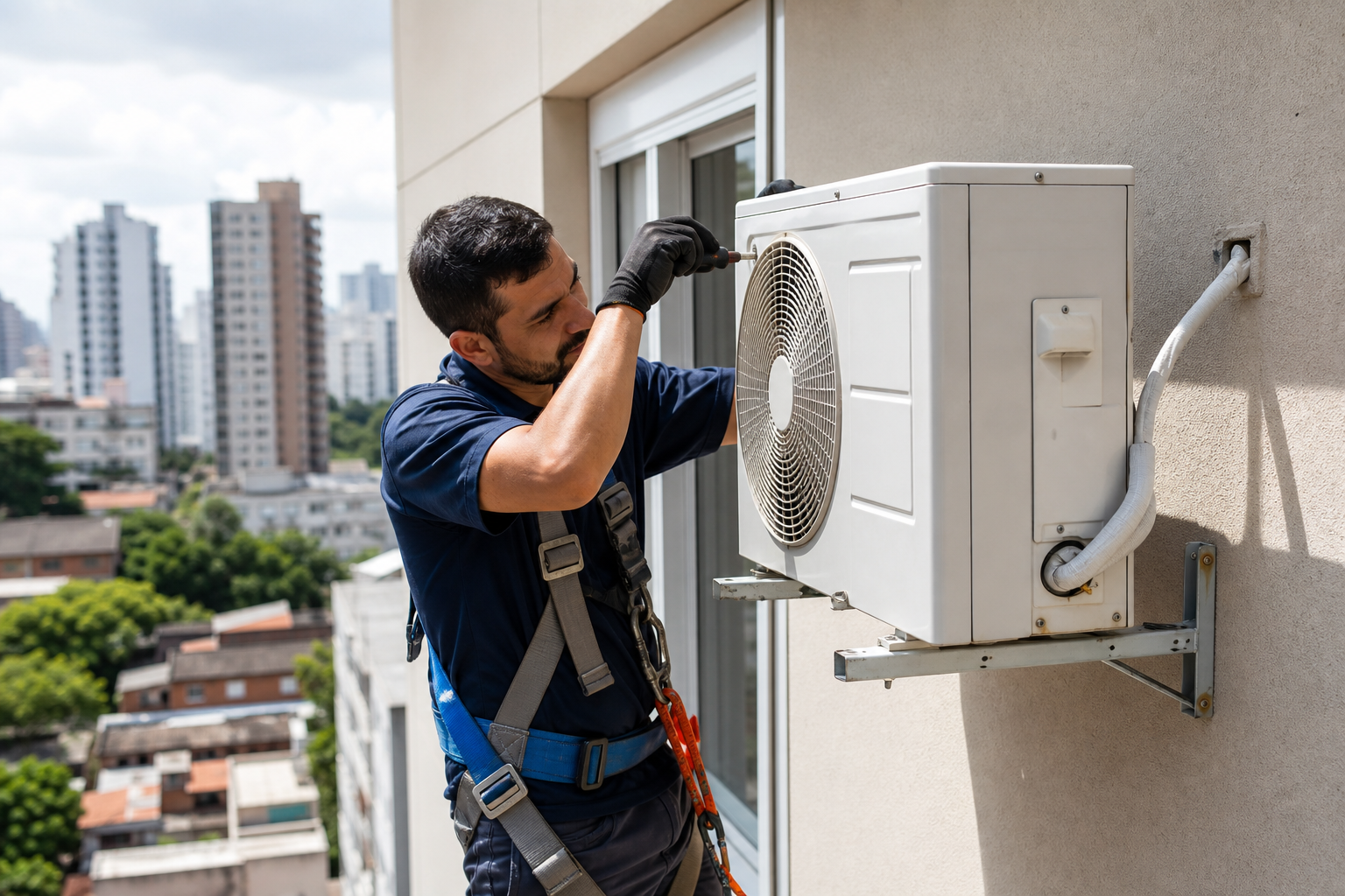 Pode instalar ar condicionado em apartamento