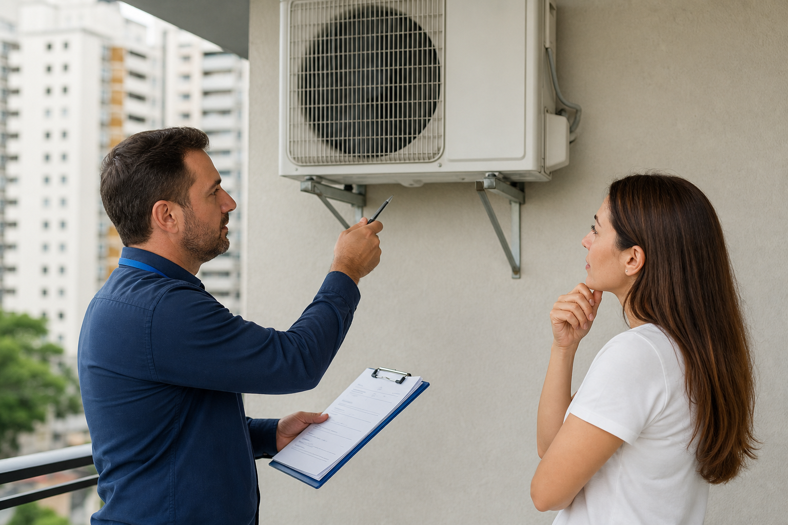 Pode instalar ar condicionado em apartamento Como o síndico deve agir