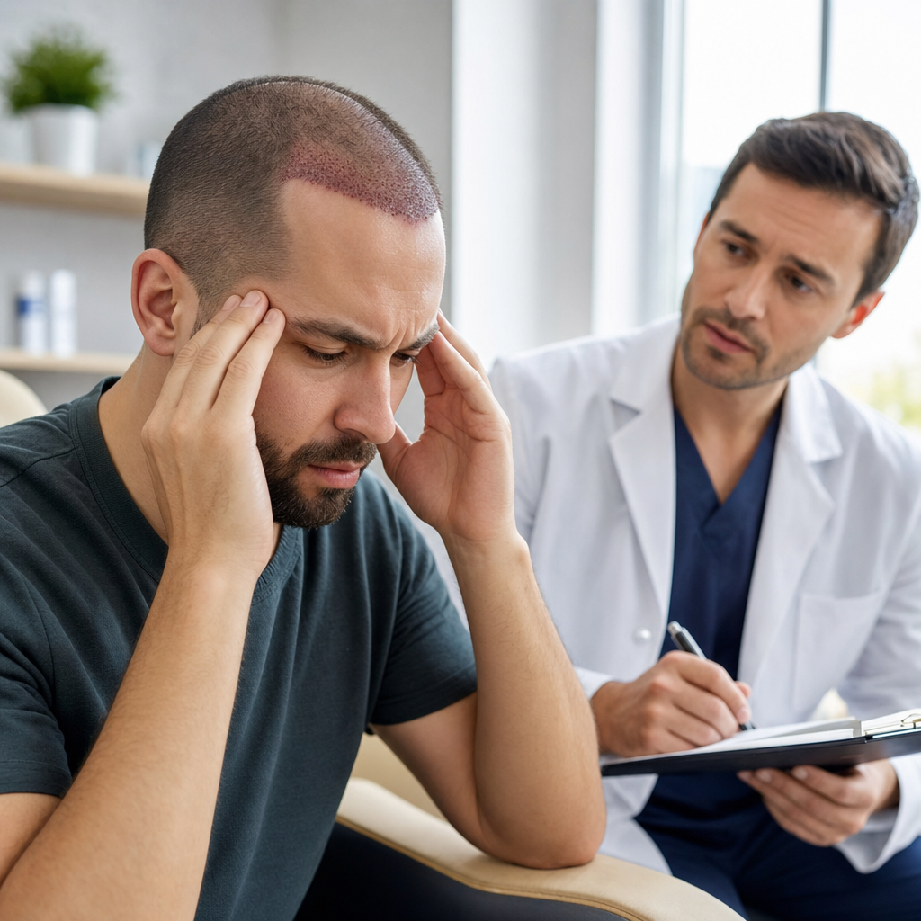 Dor de cabeça após transplante capilar: o que é normal e quando se preocupar — Quando a dor de cabeça após transplante capilar é sinal de alerta?